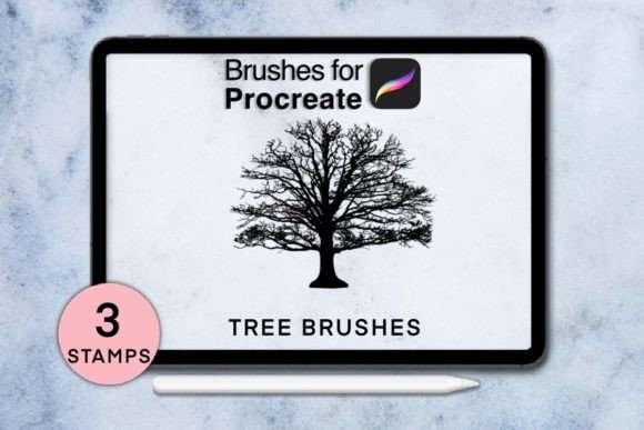 Accelerating Digital Illustration Workflows with 3 Tree Procreate Stamps Session 2