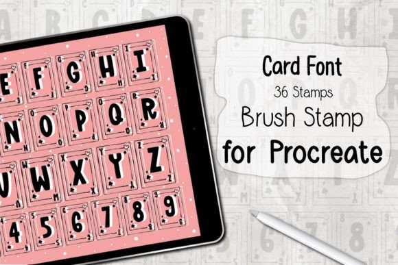Card Font Procreate Brush Stamp: Streamlining Digital Design for Creators