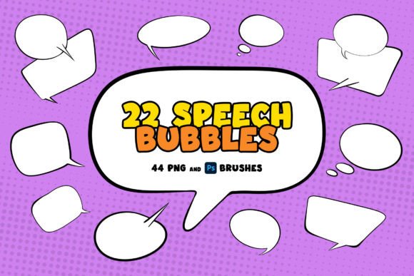 Hand Drawn Speech Bubbles for Comics