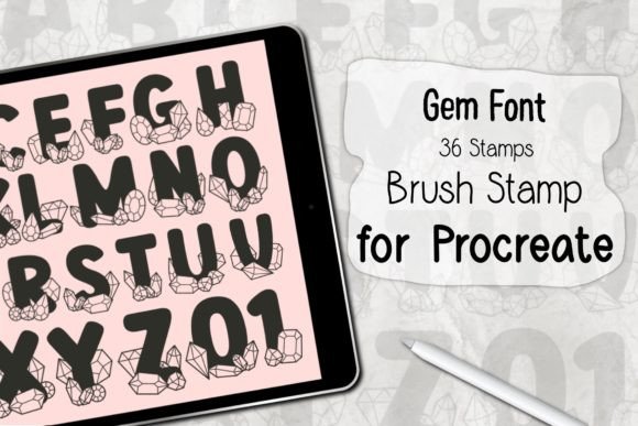 Mastering the Gem Font Procreate Brush Stamp for Efficient Digital Design