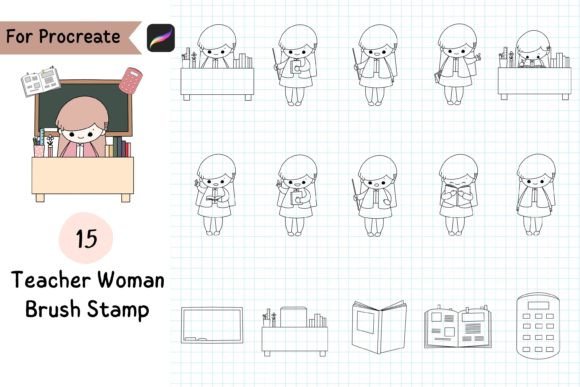 Procreate Brush Stamp Teacher Woman: A Practical Guide for Digital Creators