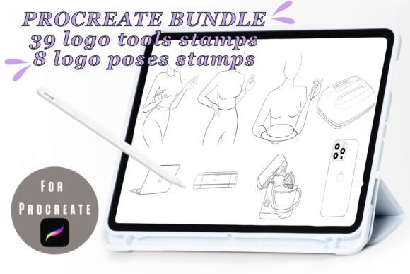 Strategic Design Efficiency: Leveraging Procreate Logo Tools and Poses Stamps for Professional Branding