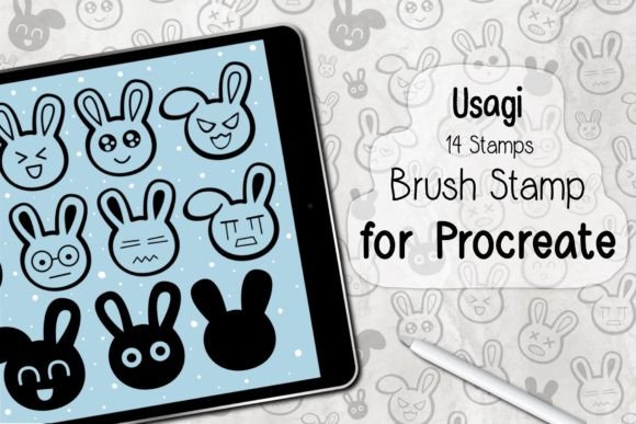Streamline Your Digital Art Workflow with the Usagi Procreate Brush Stamp