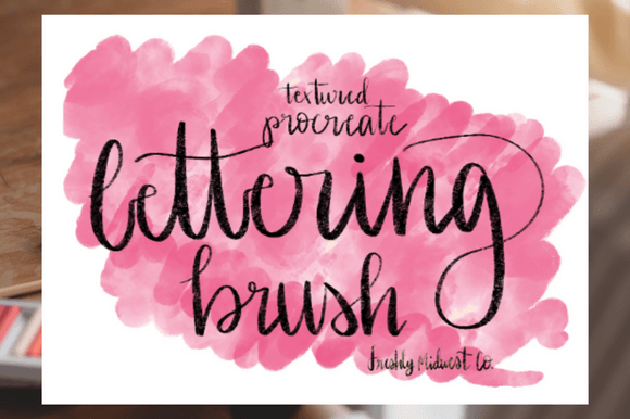 Textured Procreate Lettering Brush: Elevating Digital Hand Lettering with Charcoal Depth