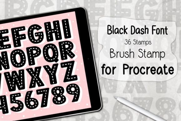 Unlocking Creative Efficiency: A Guide to the Black Dash Font Procreate Brush Stamp