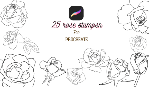 Unlocking Digital Creativity: A Guide to Using 25 Rose Stamps in Procreate